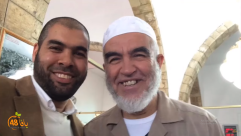  رسالة تعزية من الشيخ رائد صلاح بعد تلقيه نبأ مقتل الشيخ محمد أبو نجم 